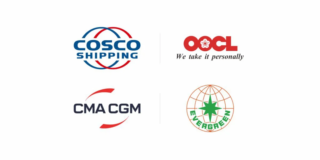 Ocean Alliance (OA): COSCO, OOCL, CMA CGM, Evergreen (EMC)