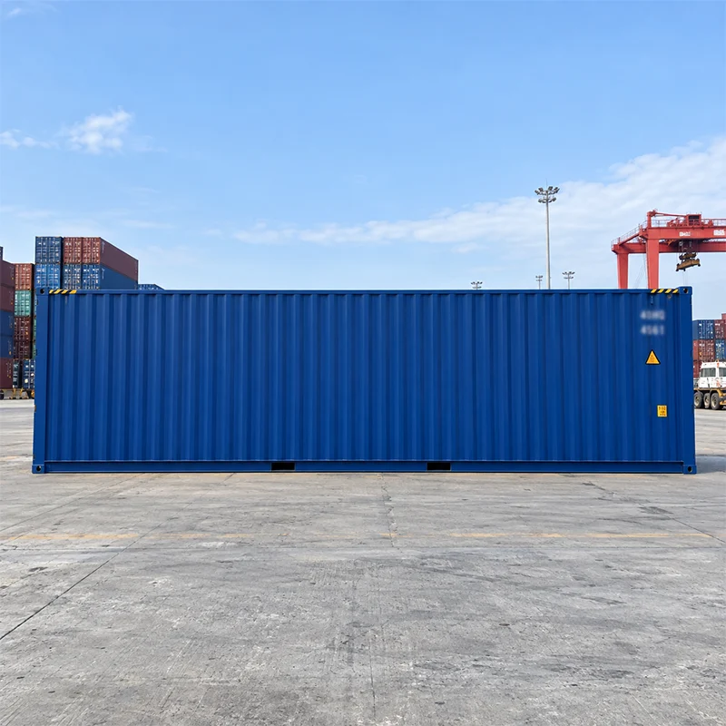 Door locking bars and lockbox on an available 40HQ container