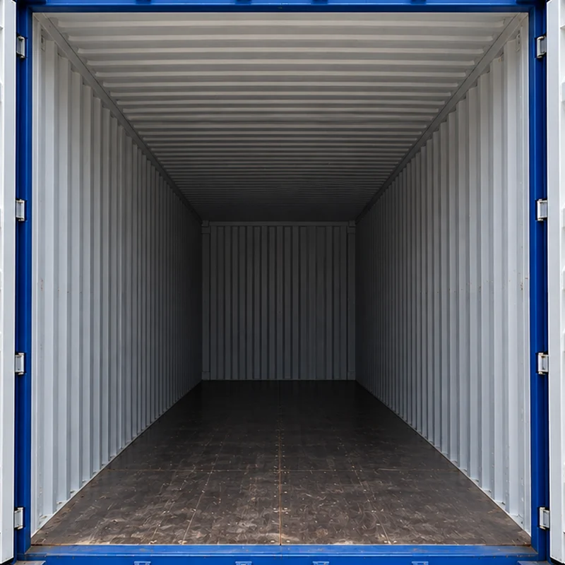 Interior floor condition of an available 40HQ container