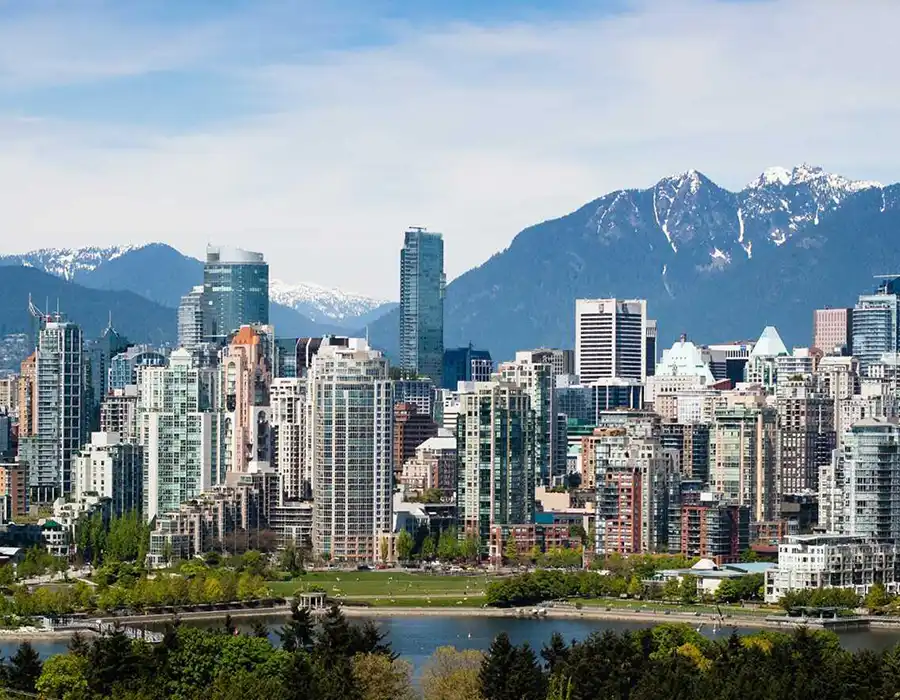 Canada city skyline for furniture shipping destination